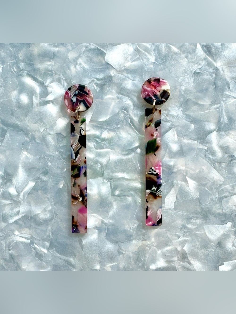 Closet Rehab Matchstick Drop Earrings - Dark Multicolor